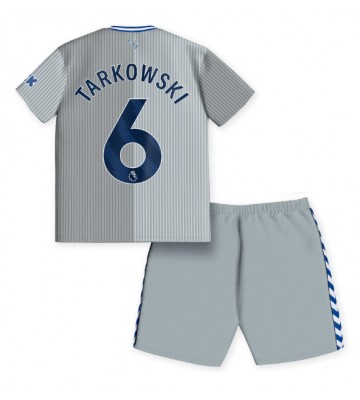 Everton James Tarkowski #6 Kolmas Pelipaita Lasten 2023-24 Lyhyet Hihat (+ Lyhyet housut)